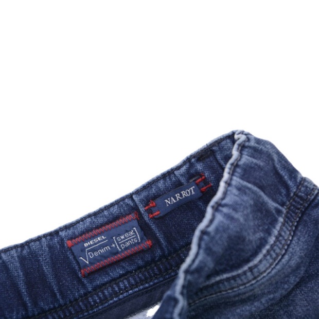 Narrot-Ne 0666W Men's Denim Jeans Sweat Jogg Distressed Regular Fit Carrot Diesel UK