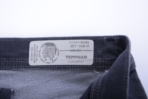 Diesel UK Tepphar R9F66 Men's Denim Jeans Stretch Slim Fit Carrot Leg Casual Trouser