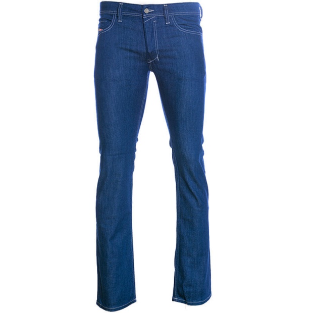 Men's Jeans Regular Fit Straight Cotton Trousers Casual Blue Denim Pants Diesel UK