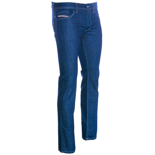 Men's Jeans Regular Fit Straight Cotton Trousers Casual Blue Denim Pants Diesel UK