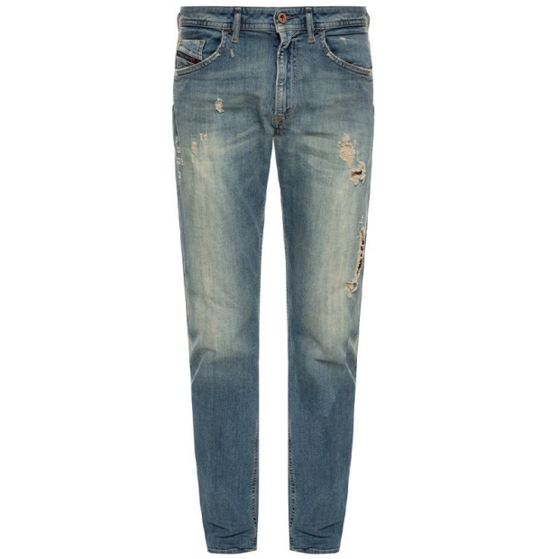 Diesel UK Thommer 0B1Au Men's Jeans Denim Stretch Slim Fit Casual Trousers