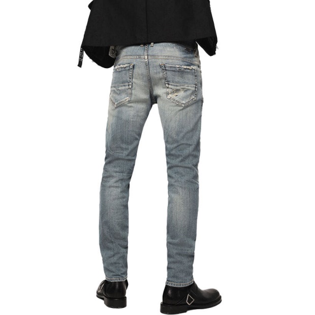 Diesel UK Thommer 0B1Au Men's Jeans Denim Stretch Slim Fit Casual Trousers