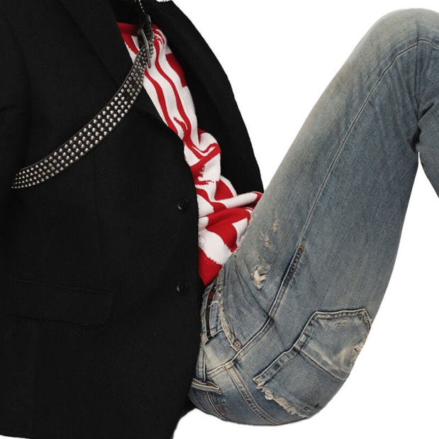 Diesel UK Thommer 0B1Au Men's Jeans Denim Stretch Slim Fit Casual Trousers