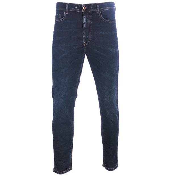 Men's Jeans Denim Regular Slim Fit Casual Pants Dark Blue Trousers Diesel UK