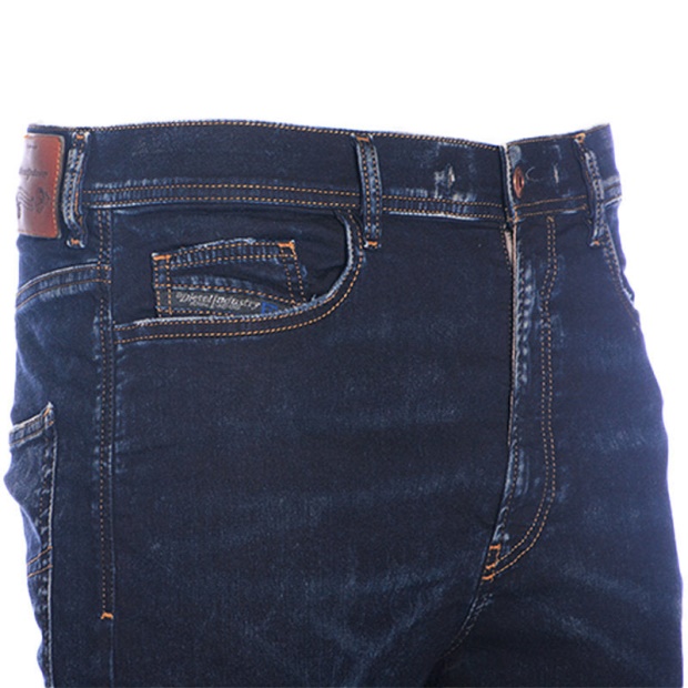 Diesel UK Men's Denim Jeans Regular Slim Fit Casual Pants Dark Blue Trousers