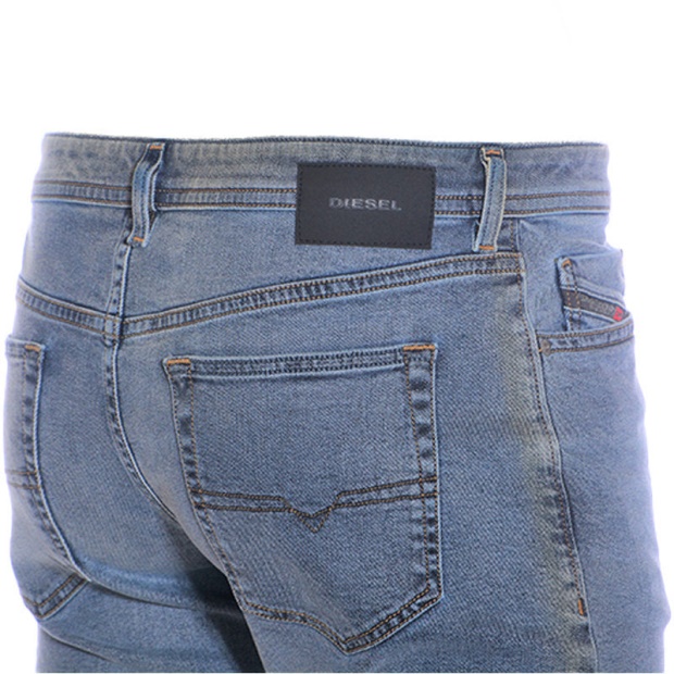 Buster 084Sj Men's Jeans Denim Casual Stretch Regular Slim Tapered Trouser Diesel UK