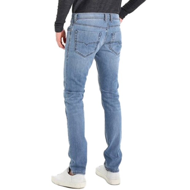Diesel UK Tepphar 0687V Men's Slim Fit Carrot Jeans Denim Cotton Stretch Button Fly