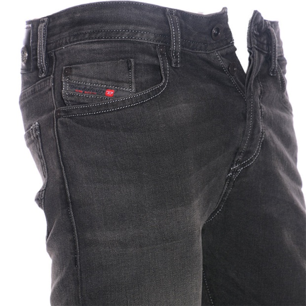 Buster U822R Men's Denim Jeans Casual Stretch Regular Slim Tapered Trouser Diesel UK