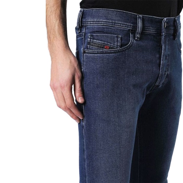 Diesel UK Tepphar 084Eh Men's Jeans Denim Slim Carrot Fit Cotton Stretch Casual Pant
