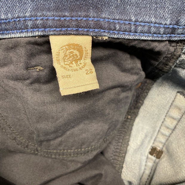 Diesel UK Tepphar 084Eh Men's Jeans Denim Slim Carrot Fit Cotton Stretch Casual Pant