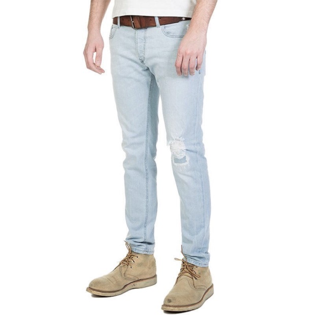 Sleenker 0689L Men's Jeans Distressed Denim Stretch Cotton Slim Skinny Fit Diesel UK