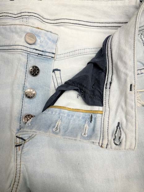 Sleenker 0689L Men's Jeans Distressed Denim Stretch Cotton Slim Skinny Fit Diesel UK