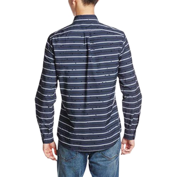 S Decline 0Nakx Men's Shirts Long Sleeves Slim Fit Casual Summer Top Diesel UK