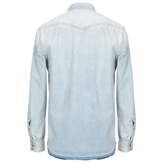 Diesel UK D Rooke Chemise 0Garu Men's Denim Shirt Long Sleeve Casual Western Shirt