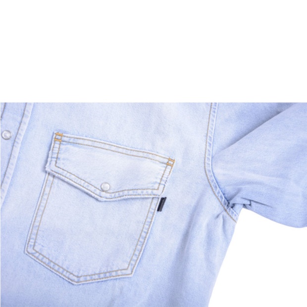 Diesel UK D Rooke Chemise 0Garu Men's Denim Shirt Long Sleeve Casual Western Shirt