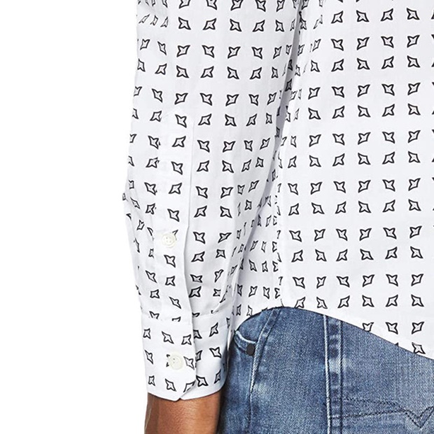 Diesel UK S Akura Men's Shirt Long Sleeve Slim Fit Shirt Soft Cotton Camicia M - L