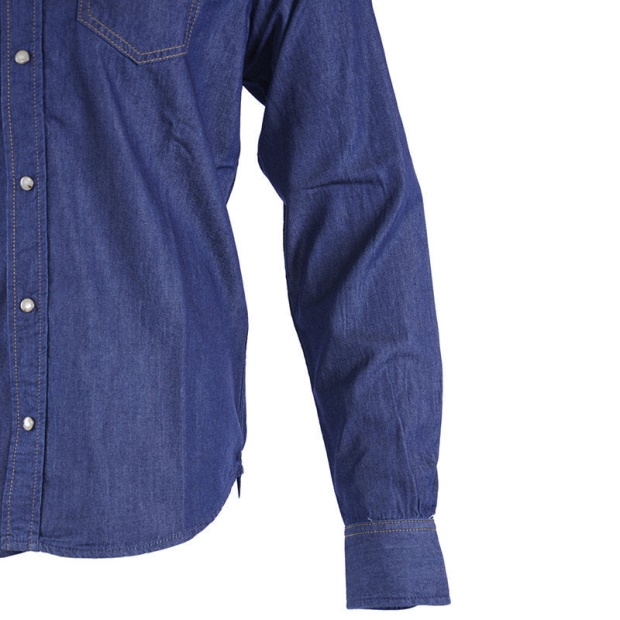 Diesel UK New Sonora E 0Bamp Men's Denim Shirt Long Sleeve Casual Plain Blue Shirt