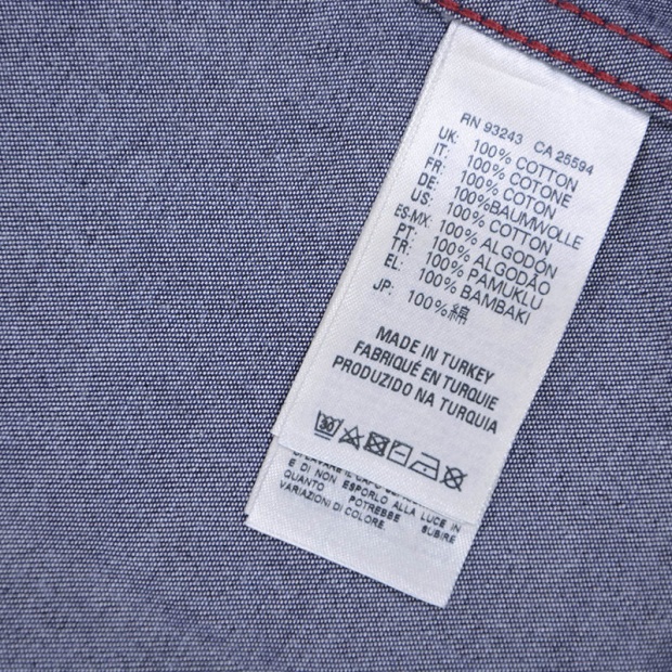 Diesel UK New Sonora E 0Bamp Men's Denim Shirt Long Sleeve Casual Plain Blue Shirt