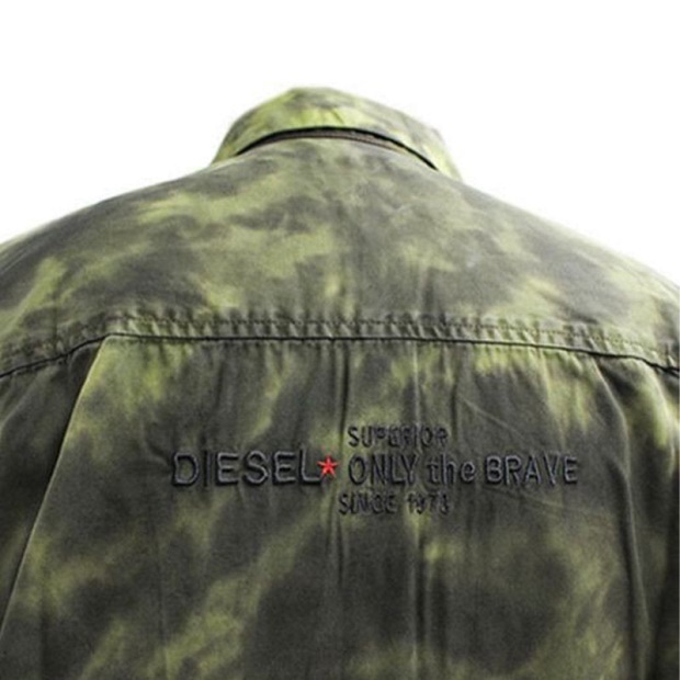 S Tigge Men's Shirt Regular Fit Casual Cotton Short Sleeve Work Office Diesel UK