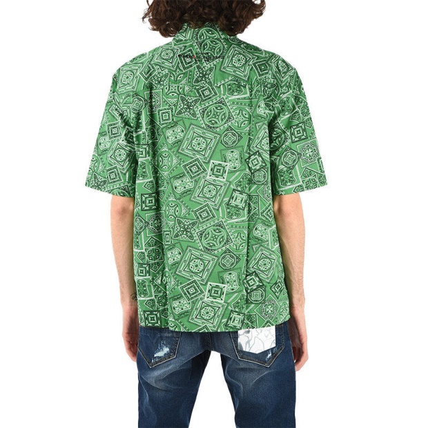 Diesel UK S Fry Men's Shirt Regular Fit Casual Cotton Short Sleeve Work Smart Office