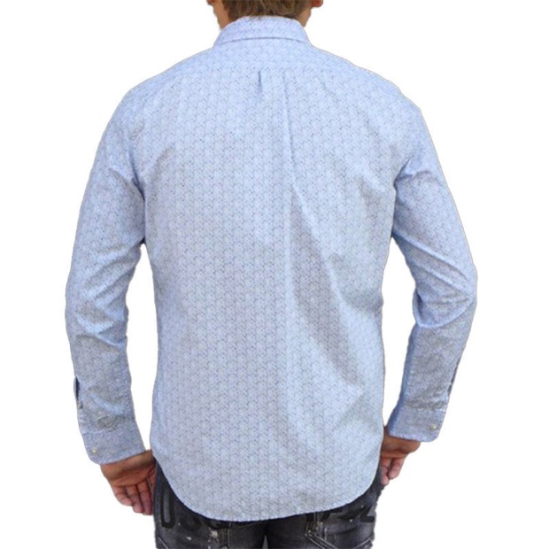 S Dunes Men's Shirt Slim Contemporary Fit Casual Cotton Long Sleeve Office Diesel UK