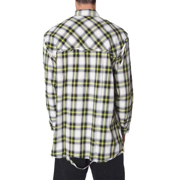 Diesel UK S Machito Men's Shirt Oversize Fit Casual Cotton Long Sleeve Smart Office