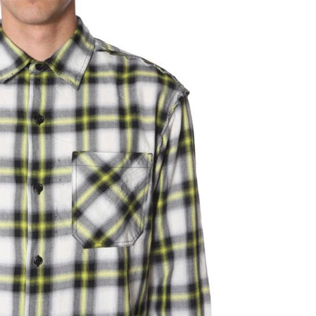 Diesel UK S Machito Men's Shirt Oversize Fit Casual Cotton Long Sleeve Smart Office