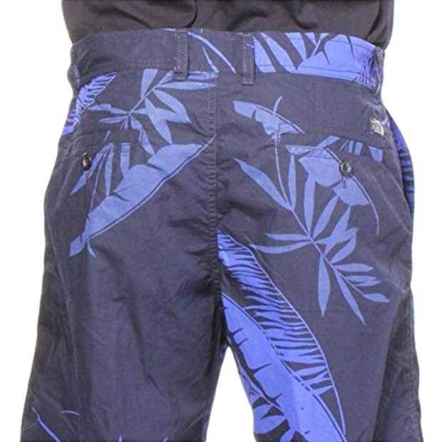 P Cooper Np 0Gajz Men's Shorts Floral Print Cotton Summer Casual Beachwear Diesel UK