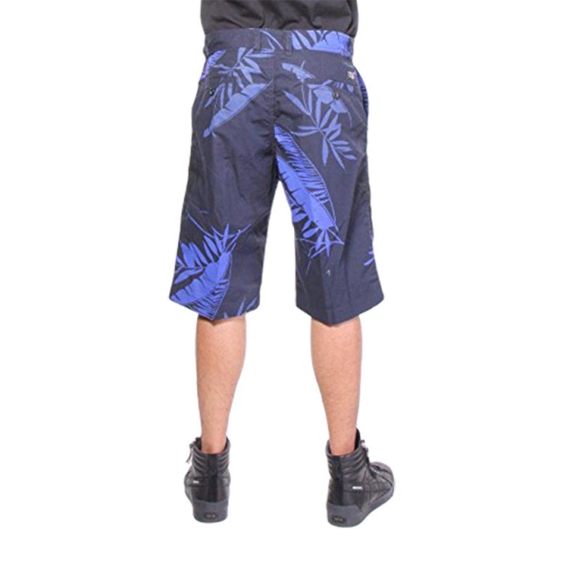 P Cooper Np 0Gajz Men's Shorts Floral Print Cotton Summer Casual Beachwear Diesel UK