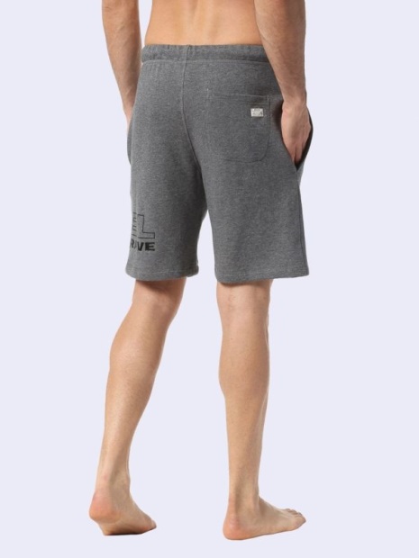 Diesel UK Umlb Pan Only The Brave Men's Fleece Shorts Summer Beachwear Bermudas