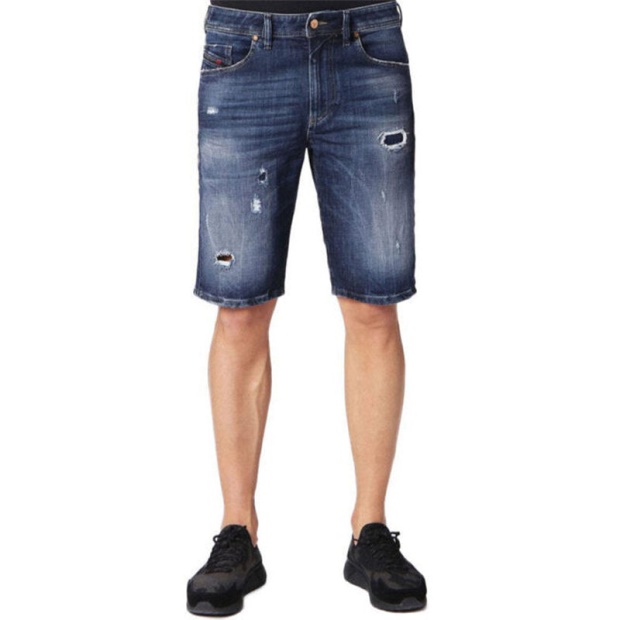 Diesel UK Thoshort 084Qt Men's Denim Jeans Shorts Summer Casual Beach Faded Shorts