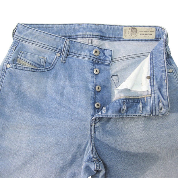 Keeshort Rn84Q Men's Denim Jeans Shorts Summer Casual Beach Faded Shorts Diesel UK