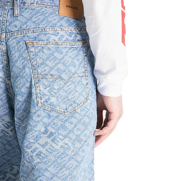 Diesel UK D Willoh 084Ww Men's Shorts Denim Jeans Regular Fit Summer Casual Shorts