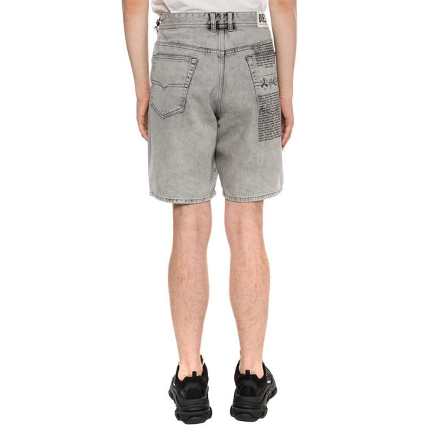 D Willoh 0Nawa Men's Denim Jeans Shorts Summer Casual Beach Faded Shorts Diesel UK