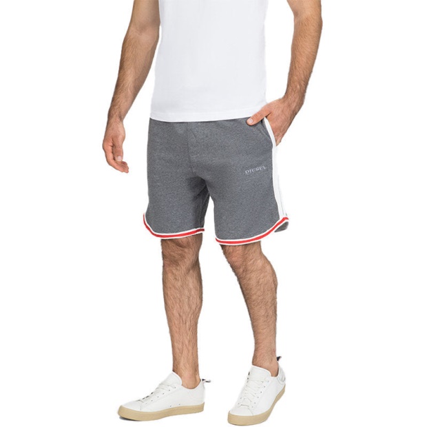 Diesel UK Umlb Pan Men's Fleece Jersey Shorts Casual Summer Beachwear Bermudas S-Xl