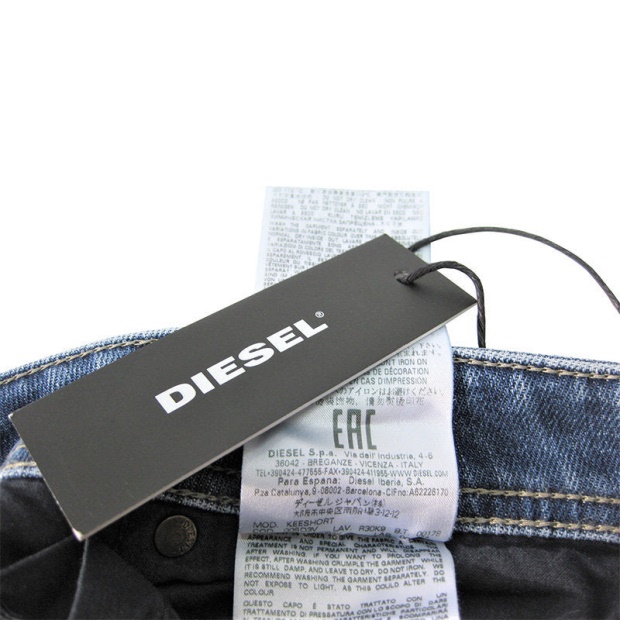 Diesel UK Keeshort R30K9 Men's Denim Jeans Short Regular Fit Summer Casual Shorts