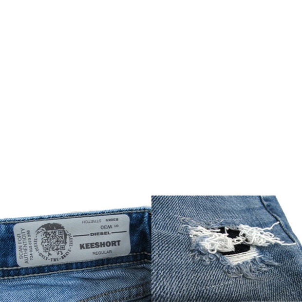 Diesel UK Keeshort R30K9 Men's Denim Jeans Short Regular Fit Summer Casual Shorts