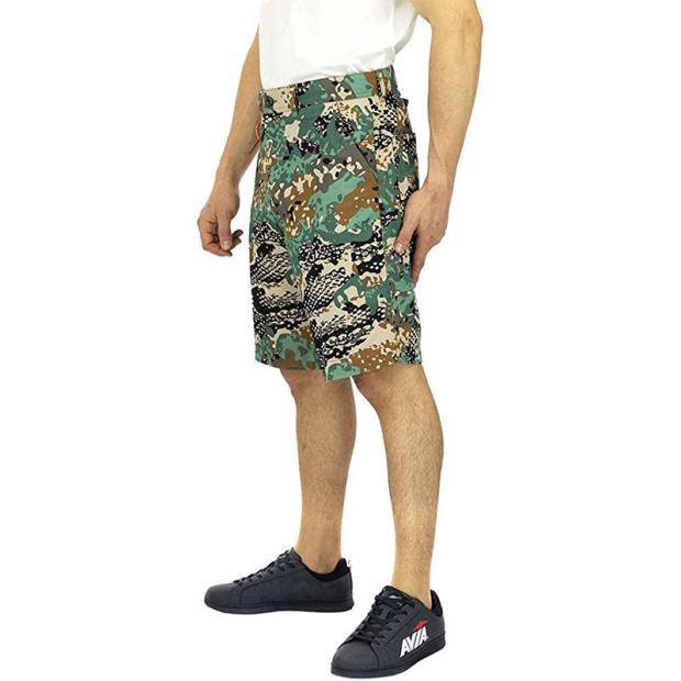 Diesel UK P Frank 0Eavd Men's Short Regular Fit Summer Relax Casual Camou Half Pants