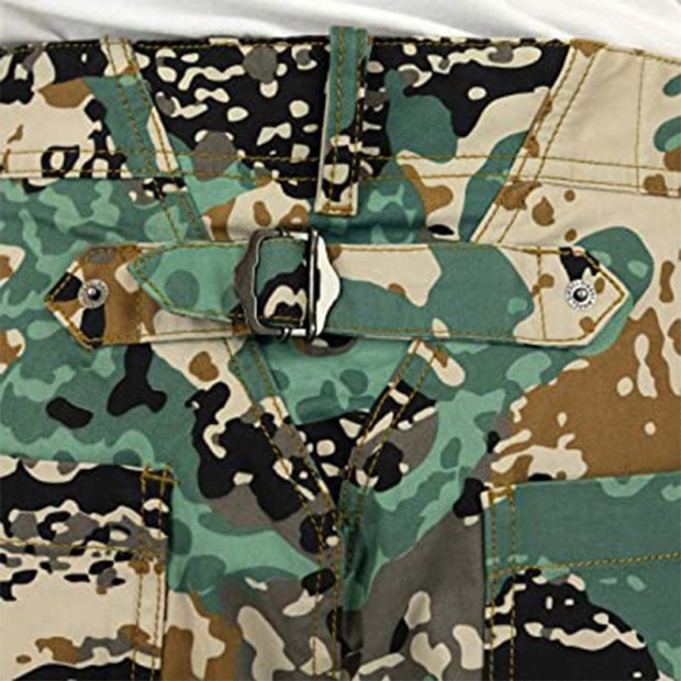 Diesel UK P Frank 0Eavd Men's Short Regular Fit Summer Relax Casual Camou Half Pants