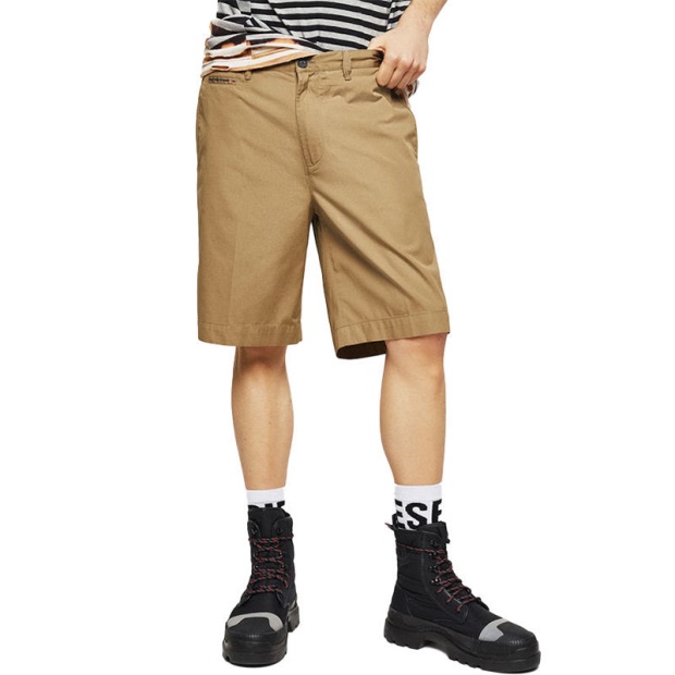 Diesel UK P Wholsho 0Gauy Men's Chino Shorts Regular Fit Summer Casual Half Pants