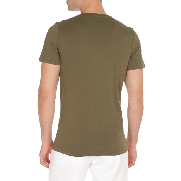 Diesel UK T Feddo Men's T Shirt Crew Neck Short Sleeve Cotton Tee Olive Mohawk Print