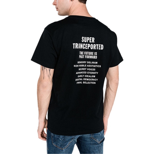 T Diego Wal Men's T Shirt Short Sleeves Crew Neck Casual Cotton Summer Tee Diesel UK