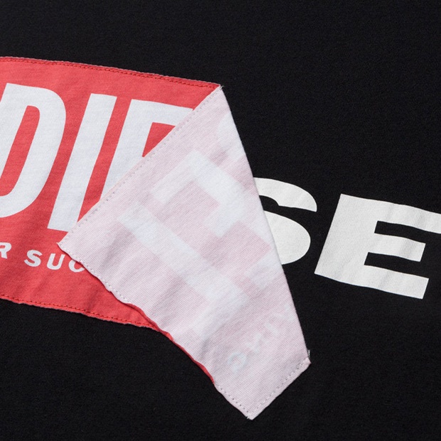 T Diego Qa Men's T Shirt Short Sleeve Crew Neck Slim Fit Casual Cotton Tee Diesel UK Grey/Black/White/Navy