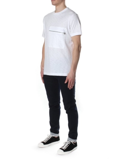 T Det Men's T Shirt Crew Neck Casual Summer Cotton Polo Casual Tees Diesel UK White