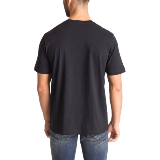 Diesel UK T Just Zg Men's T Shirt Regular Fit Short Sleeves Summer Black Cotton Tee