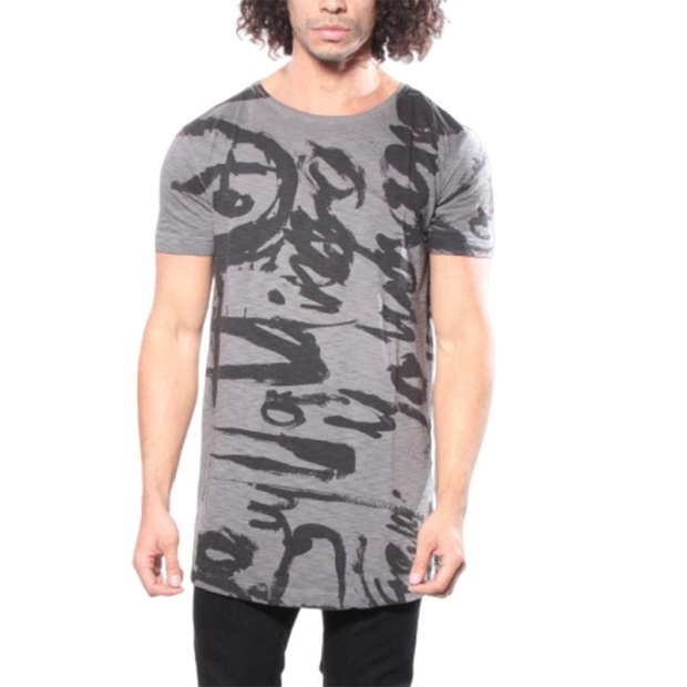 T Longer Ma Graphic Men's T Shirt Short Sleeve Crew Neck Summer Cotton Tee Diesel UK