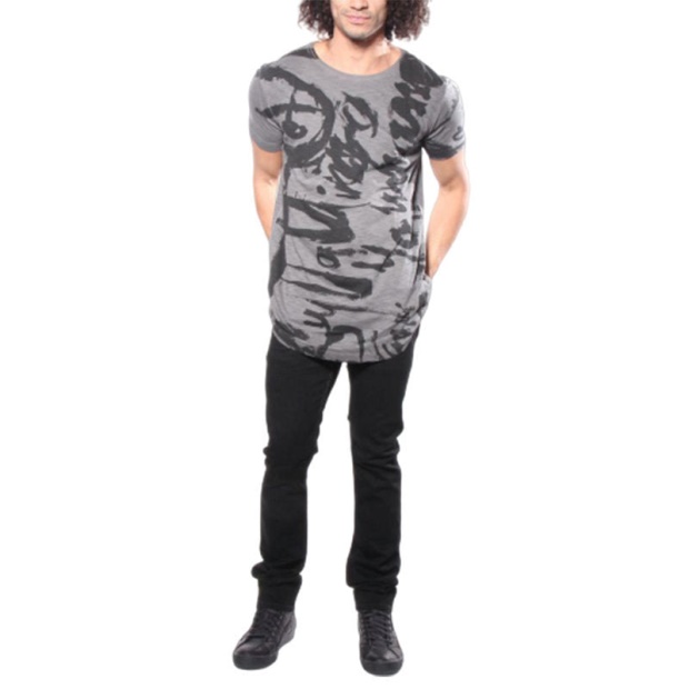 T Longer Ma Graphic Men's T Shirt Short Sleeve Crew Neck Summer Cotton Tee Diesel UK