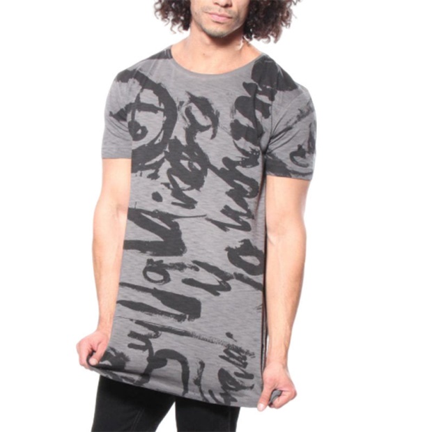 T Longer Ma Graphic Men's T Shirt Short Sleeve Crew Neck Summer Cotton Tee Diesel UK