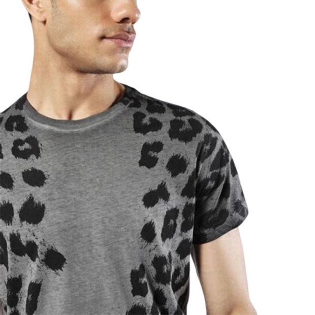 T Diego Gb Men's T Shirt Short Sleeve Crew Neck Casual Summer Cotton Print Diesel UK