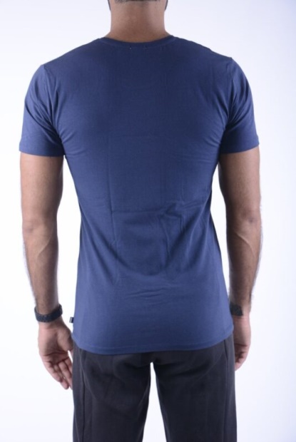 Umtee Randal Men's T Shirt 1X Pack Short Sleeve Crew Neck Basic Tees Diesel UK Navy/White/Grey